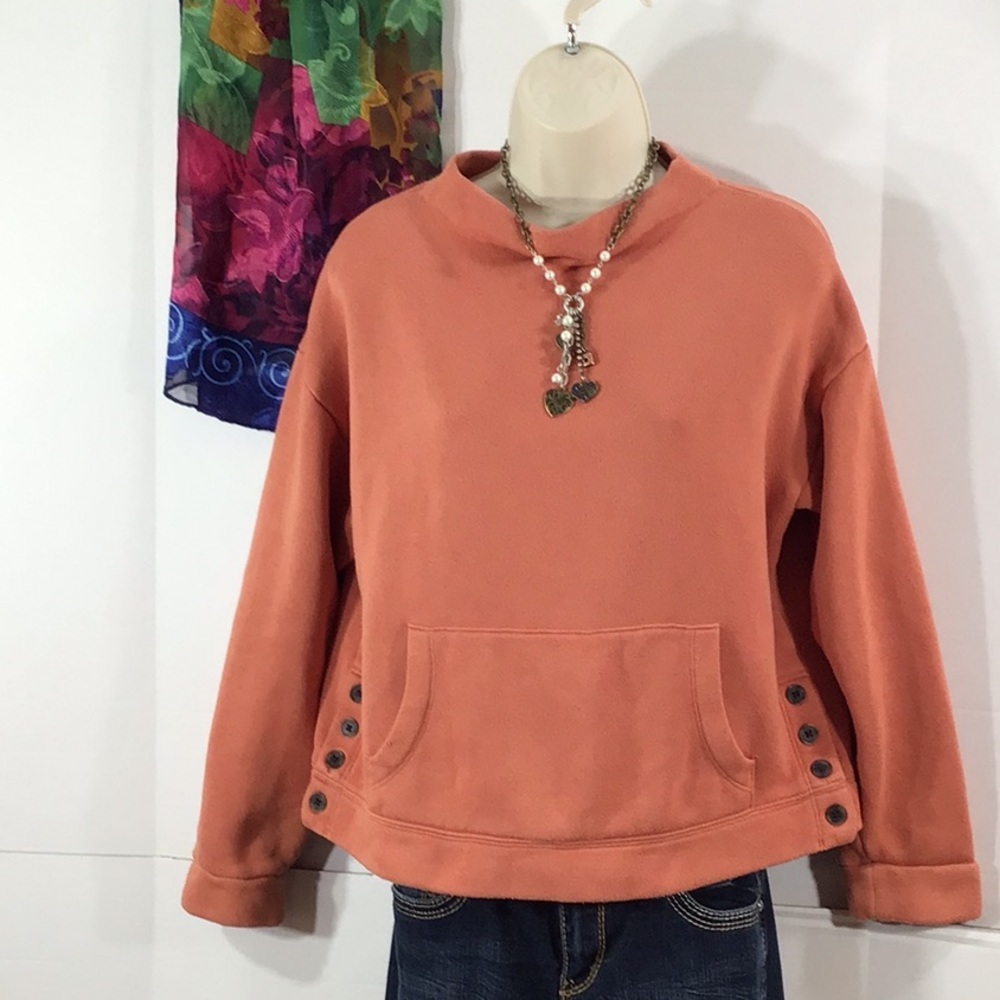Madewell better terry cropped sweatshirt S